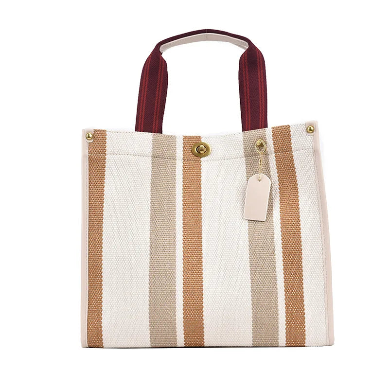 Vintage Large Capacity Shoulder Bag Canvas Totes