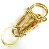 Personalized Waist Hanged Keychain Brass Steel Key Buckles