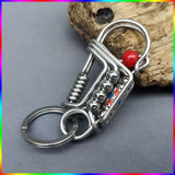Personalized Waist Hanged Keychain Brass Steel Key Buckles