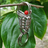 Personalized Waist Hanged Keychain Brass Steel Key Buckles