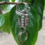Personalized Waist Hanged Keychain Brass Steel Key Buckles