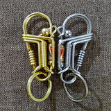 Personalized Waist Hanged Keychain Brass Steel Key Buckles