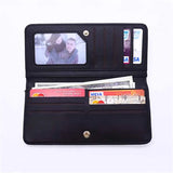 Personalized Hasp Long Wallet for Him with Two Pictures