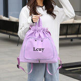 Personalized Waterproof Student Swimming Backpack with Embroidered Name