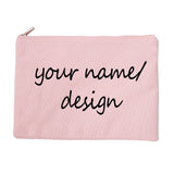 Personalized Women Cosmetic Cases Bags Casual Makeup Pouch Pencil Handbag Name C