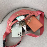 Waterproof Women's Nylon Crossbody Fanny Pack Waist Bag