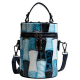 Riveted Chain Shoulder Bag Women's PU Leather Handbag