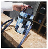 Riveted Chain Shoulder Bag Women's PU Leather Handbag