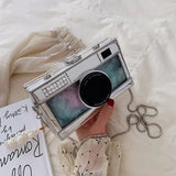Vintage Camera Shape Clutch Shoulder Bag