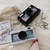 Vintage Camera Shape Clutch Shoulder Bag