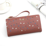 Women's Long Zipper Handbag Wallet Zero Wallet Card Bag