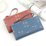 Women's Long Zipper Handbag Wallet Zero Wallet Card Bag