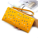 Women's Long Zipper Handbag Wallet Zero Wallet Card Bag