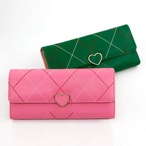 Fashionable Women's Long Purse Wallet Card Slot Bag