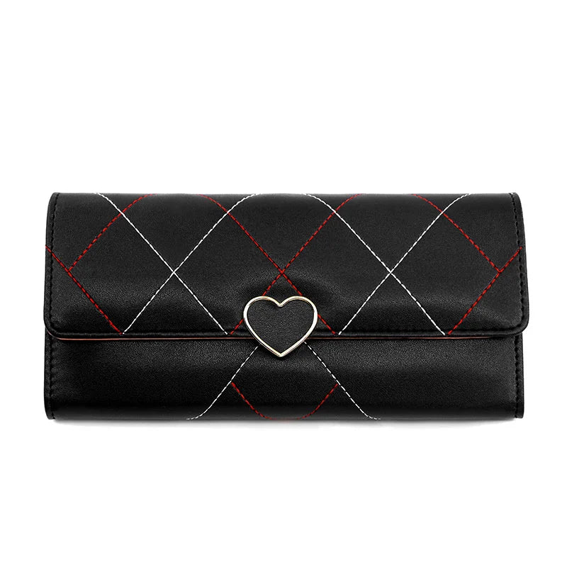 Fashionable Women's Long Purse Wallet Card Slot Bag