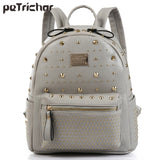 Petrichor Rivet Women Backpack High Punk Backpack Female Multi-color