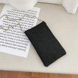 Rhinestone Women's Phone Bag Crossbody Shoulder Messenger Mini Purse