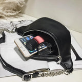 Leather Fanny Pack Women Waist Pouch Belt Bag