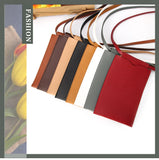 Phone Wallets Solid Mini Mobile Phone Bag Pouch Women Phone Purse