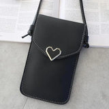 Transparent Touch Screen Phone Wallet Messenger Bag