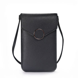 Clear Touch Screen Phone Wallet Mini Shoulder Bag