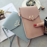 Transparent Touch Screen Phone Wallet Messenger Bag