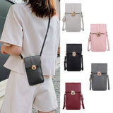 Clear Touch Screen Phone Wallet Mini Shoulder Bag