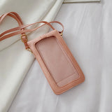 Clear Touch Screen Phone Wallet Mini Shoulder Bag