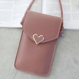 Transparent Touch Screen Phone Wallet Messenger Bag