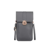 Clear Touch Screen Phone Wallet Mini Shoulder Bag