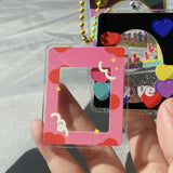 Photo Sleeves Protector Keychain Gift Photocard Frame