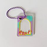 Photo Sleeves Protector Keychain Gift Photocard Frame