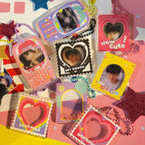 Photo Sleeves Protector Keychain Gift Photocard Frame