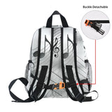 Music Note Girls School Bags for Kids Girls Book Bags