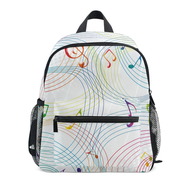 Music Note Girls School Bags for Kids Girls Book Bags