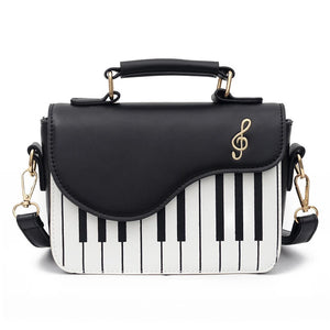 Fashion Piano Shoulder Bag Women Crossbody Top-handle Totes Sling Bag