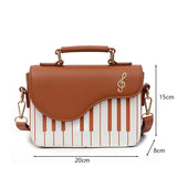 Fashion Piano Shoulder Bag Women Crossbody Top-handle Totes Sling Bag
