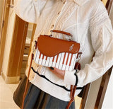 Piano Shoulder Bag Fashion Handbags Women Crossbody Square Top-handle Sling Bag