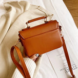 Piano Shoulder Bag Women Crossbody Square Top-handle