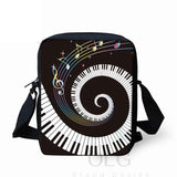 Piano Music Note Women Mini Crossbody Bag Handbags