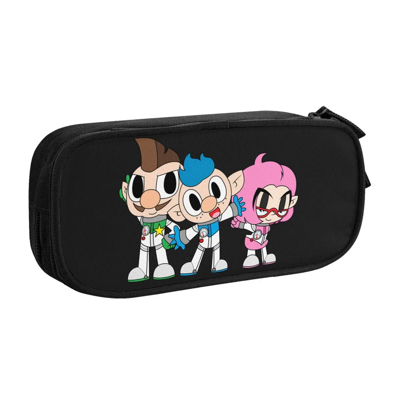 Pikmin Characters Pen Box Zipper Pen Bag