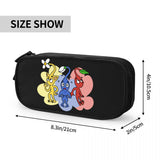 Pikmin Characters Pen Box Student School Anime Zipper Pen Bag