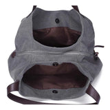 Large Shoulder Canvas Bag Women Handbag Pockets Ladies Hobo Bags