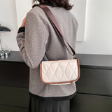 Leather Women's Shoulder Bag Wide Strap Crossbody Bag Handbag