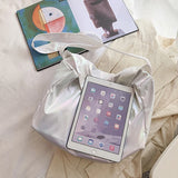 Women's Crossbody Bag Leisure Shoulder Bag Laser Nylon Large Capacity Handbags