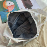 Women's Crossbody Bag Leisure Shoulder Bag Laser Nylon Large Capacity Handbags