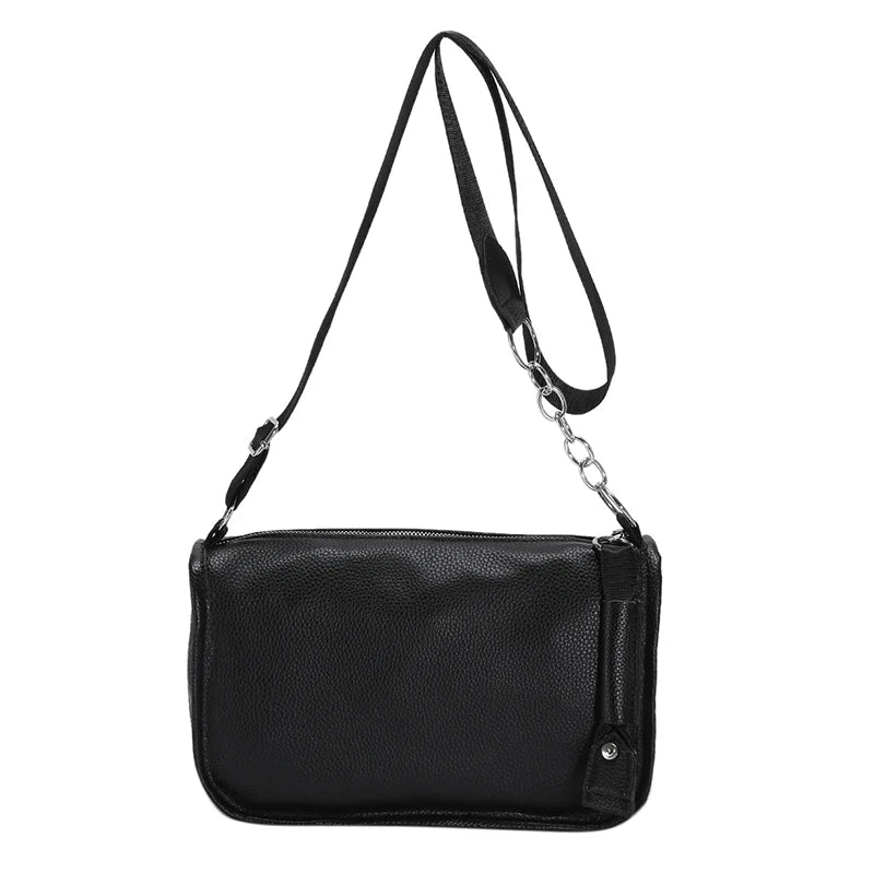 Leather Women's Shoulder Bag Chain Crossbody Handbag