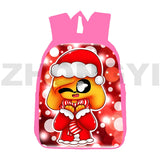 Anime Mikecrack Backpack 3D Cartoon Merry Christmas Game School Bag