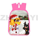 Anime Mikecrack Backpack 3D Cartoon Merry Christmas Game School Bag