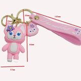 Pink Backpack Key Case Pendant Key Pendant Doll Couple Bag Keychain